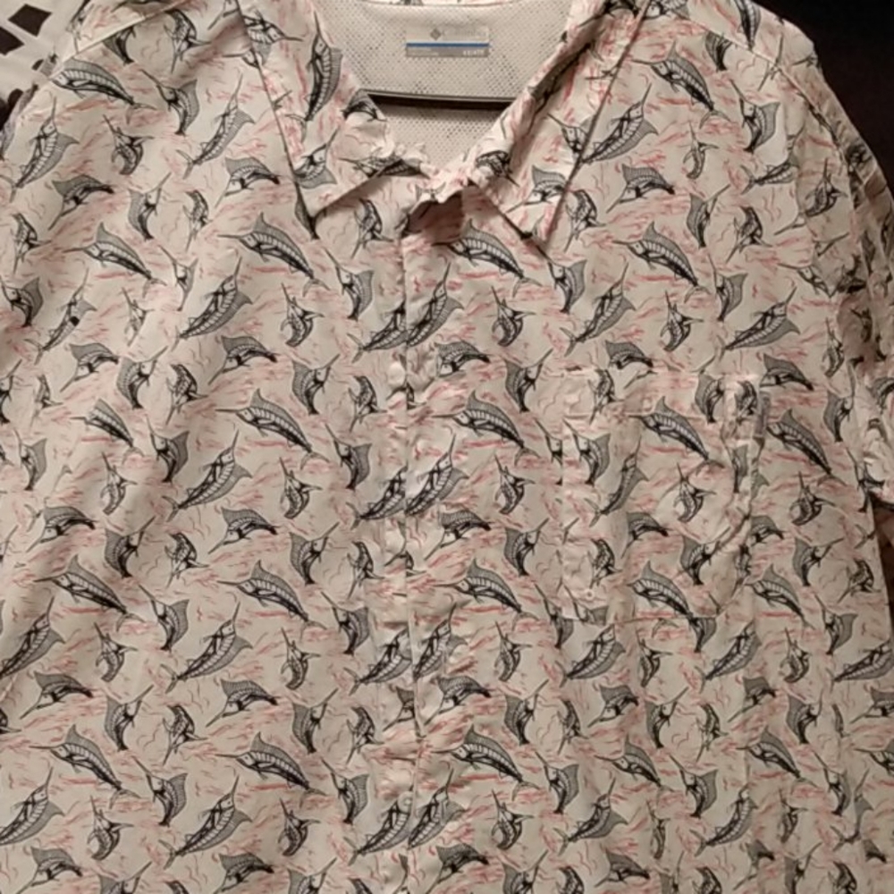 Mens button down casual shirt